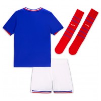 Maglia Calcio Francia Prima Divisa Bambino Europei 2024 Manica Corta (+ pantaloncini)